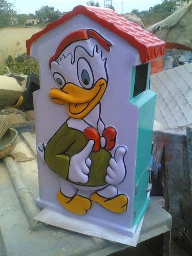 D7 Frp  Donald Duck Dustbin Application: Industrial