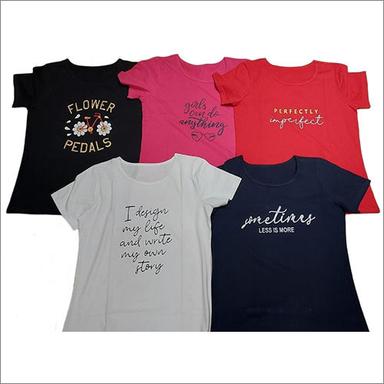 Girls Round Neck Printed T Shirt Age Group: All Age Group