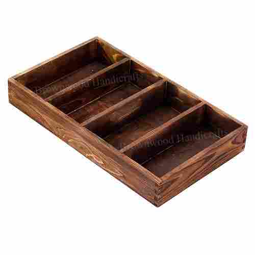Pine Wood Partition Tray
