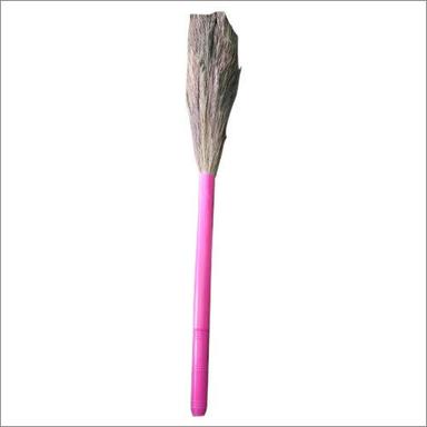 High Quality Pink Plastic Handle Grass Broom