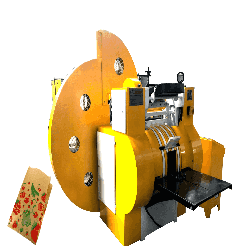 Food Paper Bag Making Machine with Four Color Printing