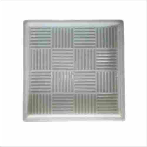 Checkered Design Square Plastic Tile Mould