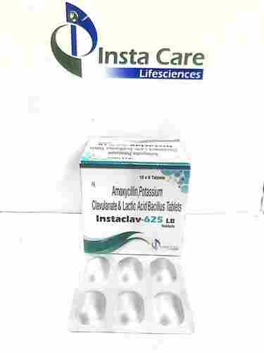 Amoxicillin 500 mg Clavulanate Pottassium 125 mg WITH LB
