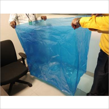 Transparent Blue Polythene Bag