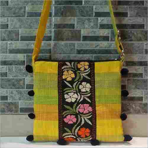Ladies Designer Embroidered Sling Bag