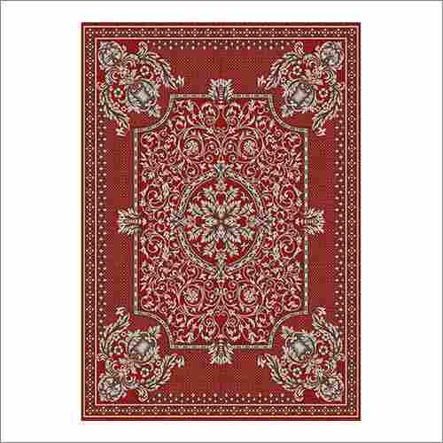 Mehroon Color Chenille Carpet