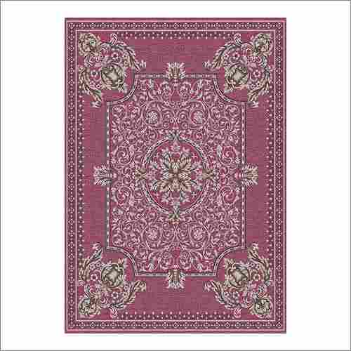 Pink Color Chenille Carpet