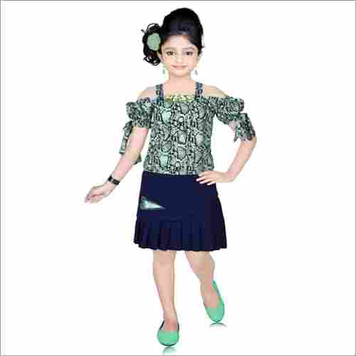Kids Fancy Top And Skirt