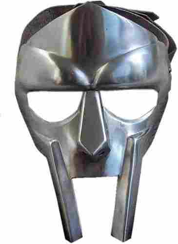 Metal Gladiator MF Doom Mask Costume and Theatre Costume Ideal Silver