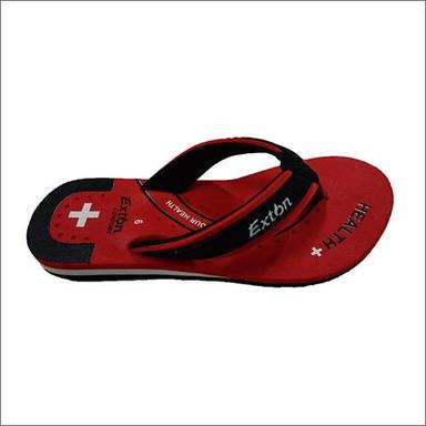Red & Black Ladies Health Plus Ortho Comfortable Slippers