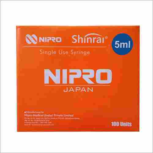 5 ML Nipro Shinrai Syringe