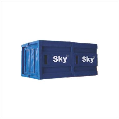 Blue Industrial Plastic Crate