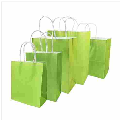 Green Paper Shopping Bag