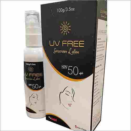 UV Free Sunscreen Lotion SPF 50 Plus