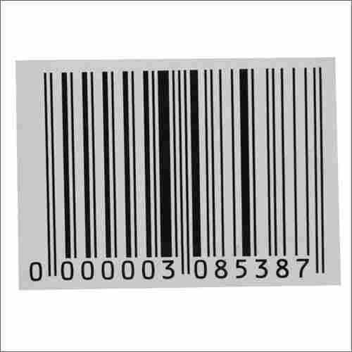 Printed Barcode Sticker