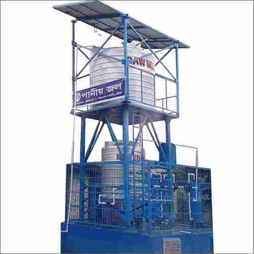Community Water Purification Plant With Solar Panal