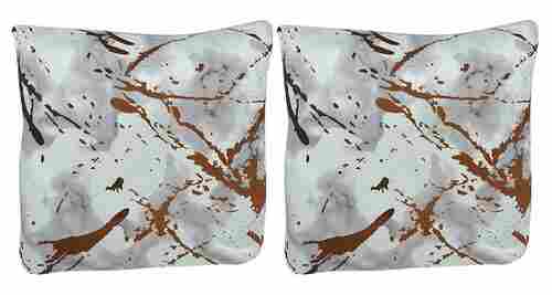 Polyester Throw Pillow Case Cushion Cover Home Sofa Decorative Marble Finish 16.5x16.5 inch