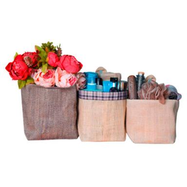 High Quality Jute Basket Bags For Multi-Storage