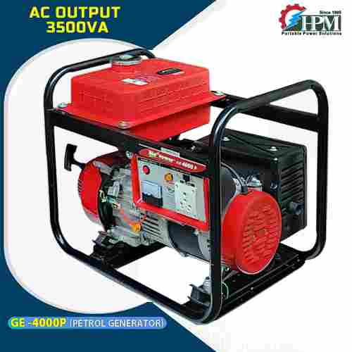 4 KVA Portable Petrol Generator  Model GE-4000P Start-Manual