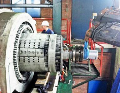 Erection and commissioning testing of generator and turbine