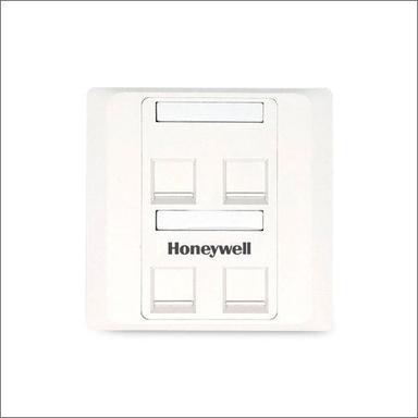 White Honeywell Square Face Plate
