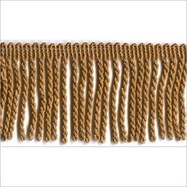 Brown Chirag Handicrafts Plain Bullion Tassel Fringe