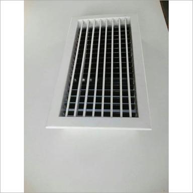 White Double Deflection Grill