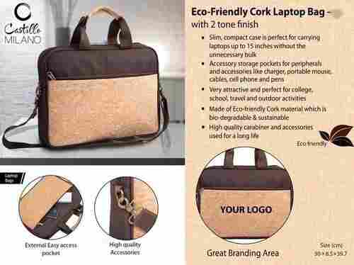 Eco Friendly Cork Laptop Bag