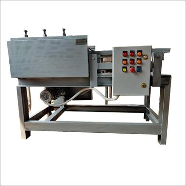 White Semi Automatic Metal Sheet Ribbing Machine