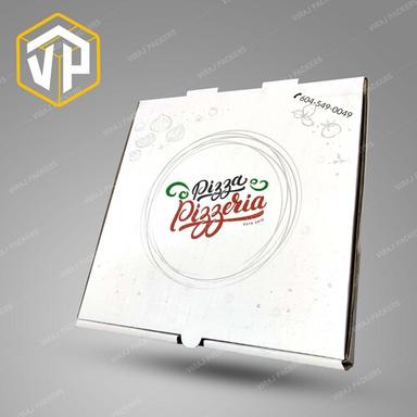 White 10 Inch Pizza Boxes Customized