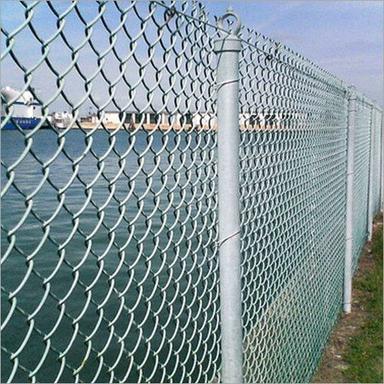 Galvanized Iron Chain Link Mesh Fencing Application: Industrial Sites