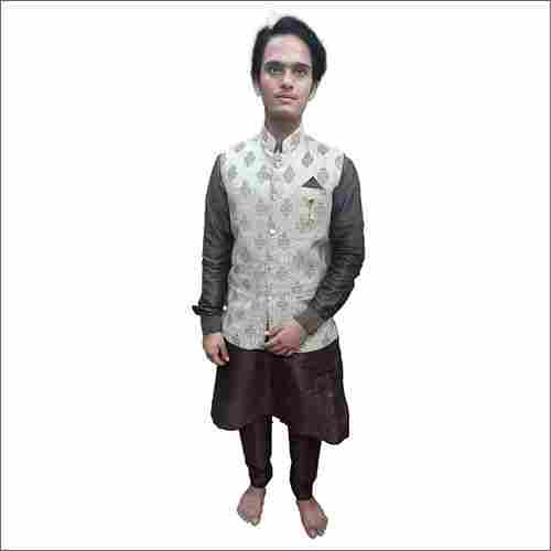 Mens Kurta Pajama With Half Jacket