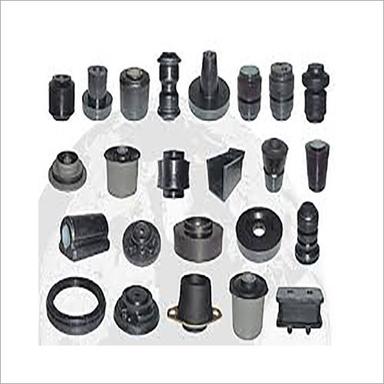 Black Rubber To Metal Bonded Parts