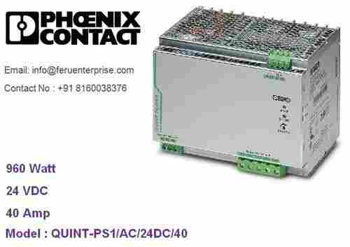 QUINT-PS1AC24DC40 PHOENIX CONTACT SMPS Power Supply