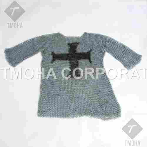 Medieval Chainmail Armor Suit Fully Wearable Skirt  Templar Chainmail Shirt Deluxe MC0011