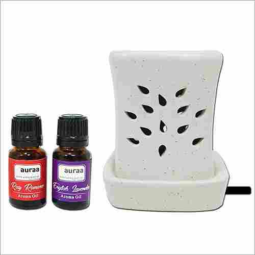 Handcrafted Ceramic Electric Square Shaped Aroma Diffuser Oil Burner