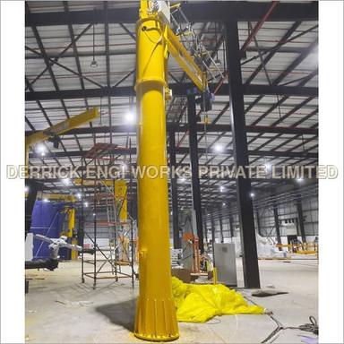 Yellow Industrial Cranes Components