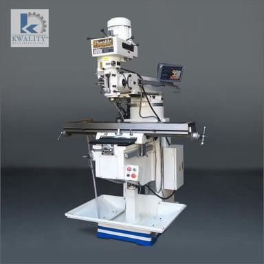 White Turret Milling Machine With Dro