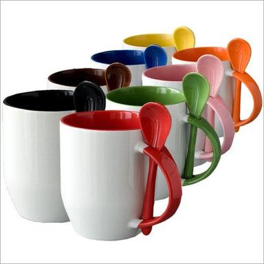 Spoon Ceramic Coffee Mug Size: Customized