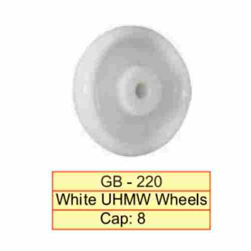 White UHMW Wheels