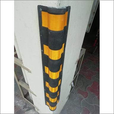 Black-Yellow Building Pillar Protector