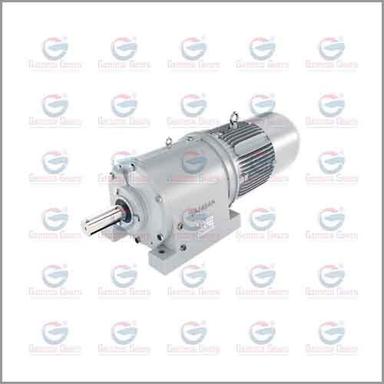 Gray Helical Geared Motor With Electric Motor For Conveyor Application