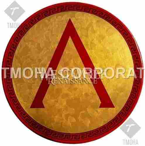 Medieval Shield / Round Shield / Greek Shield / Decorative Shield / Wooden Shield / Armor Shield / Handmade Shield / Decorative Shield MS0258