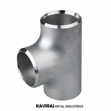 Silver Stainless Steel Pipe Tee