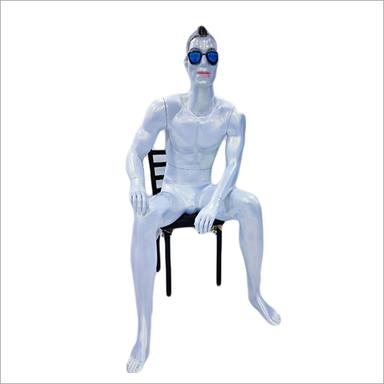Male Fibreglass Sitting Position Mannequin Age Group: Adults