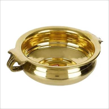 Round Golden Brass Urli