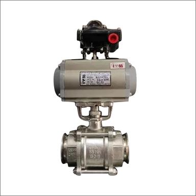 Ball Valve With Pneumatic Actuator Screw Application: Industrial