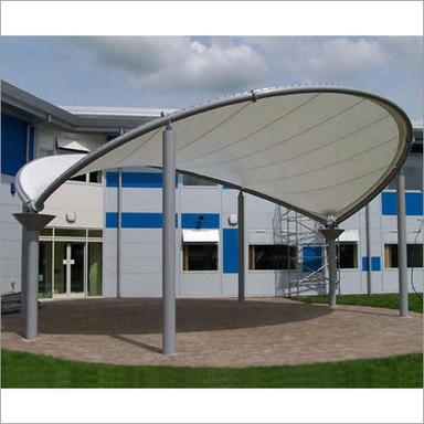 Red Outdoor Pvc Tensile Membrane Structures