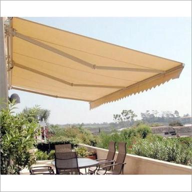 Beige Terrace Pvc Awning Structure