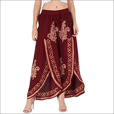 Indian Ladies Rayon Batik Dhoti Pants